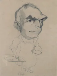 Eugene Scribe (1791-1861) de uma fotografia de Nadar